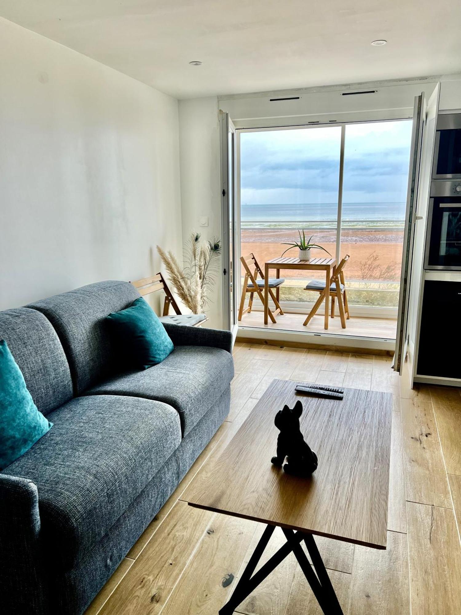 Mettons Les Voiles - Appt Vue Mer Avec Loggia Bernières-sur-Mer Exteriér fotografie